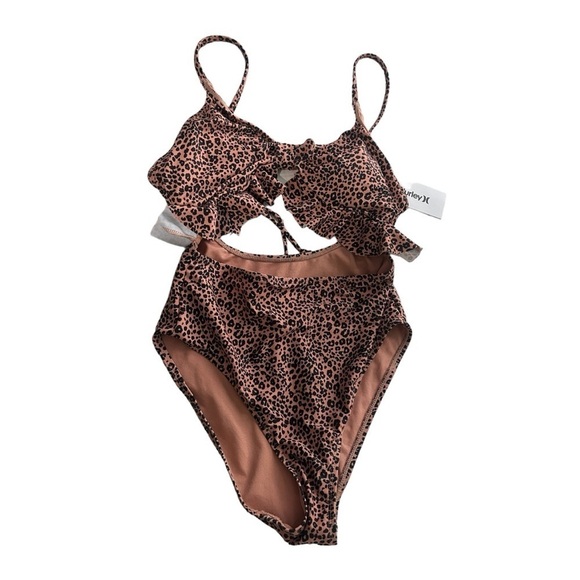 Hurley Animal Print Monokini - Picture 1 of 6